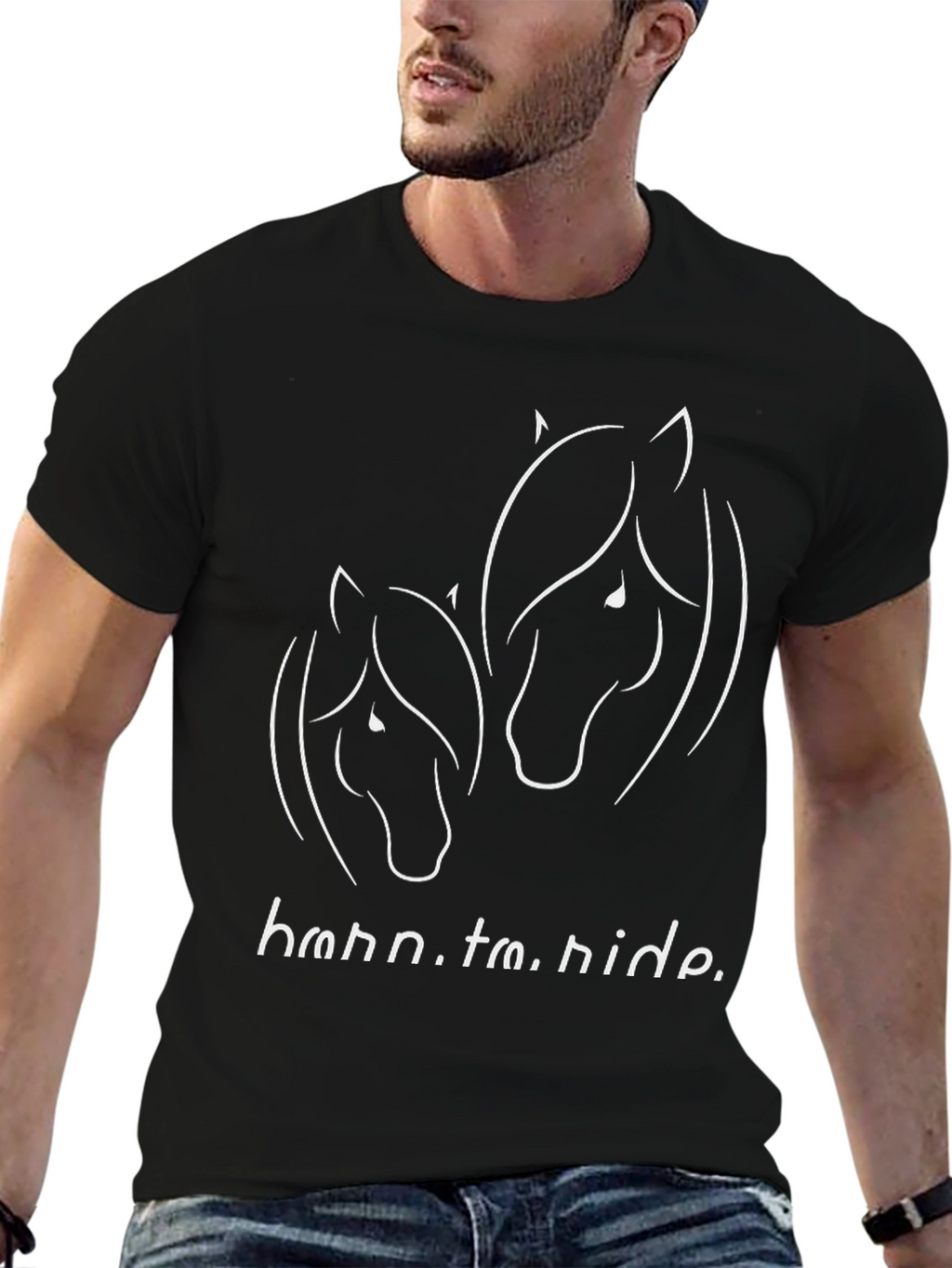 Born to Ride Horse Graphic Tee