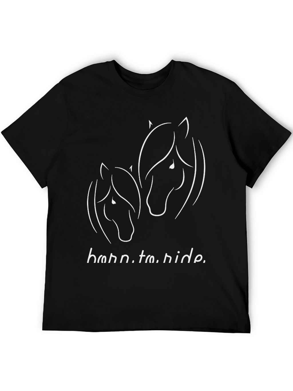 Born to Ride Horse Graphic Tee