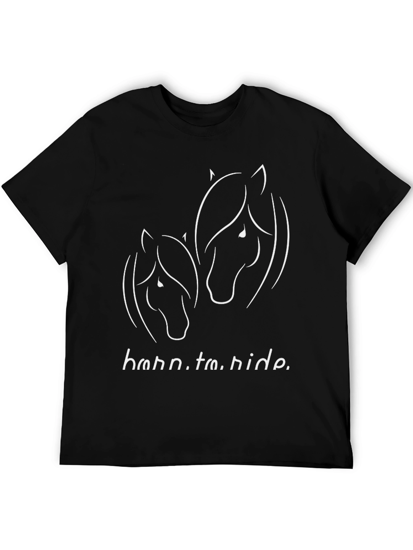 Born to Ride Horse Graphic Tee