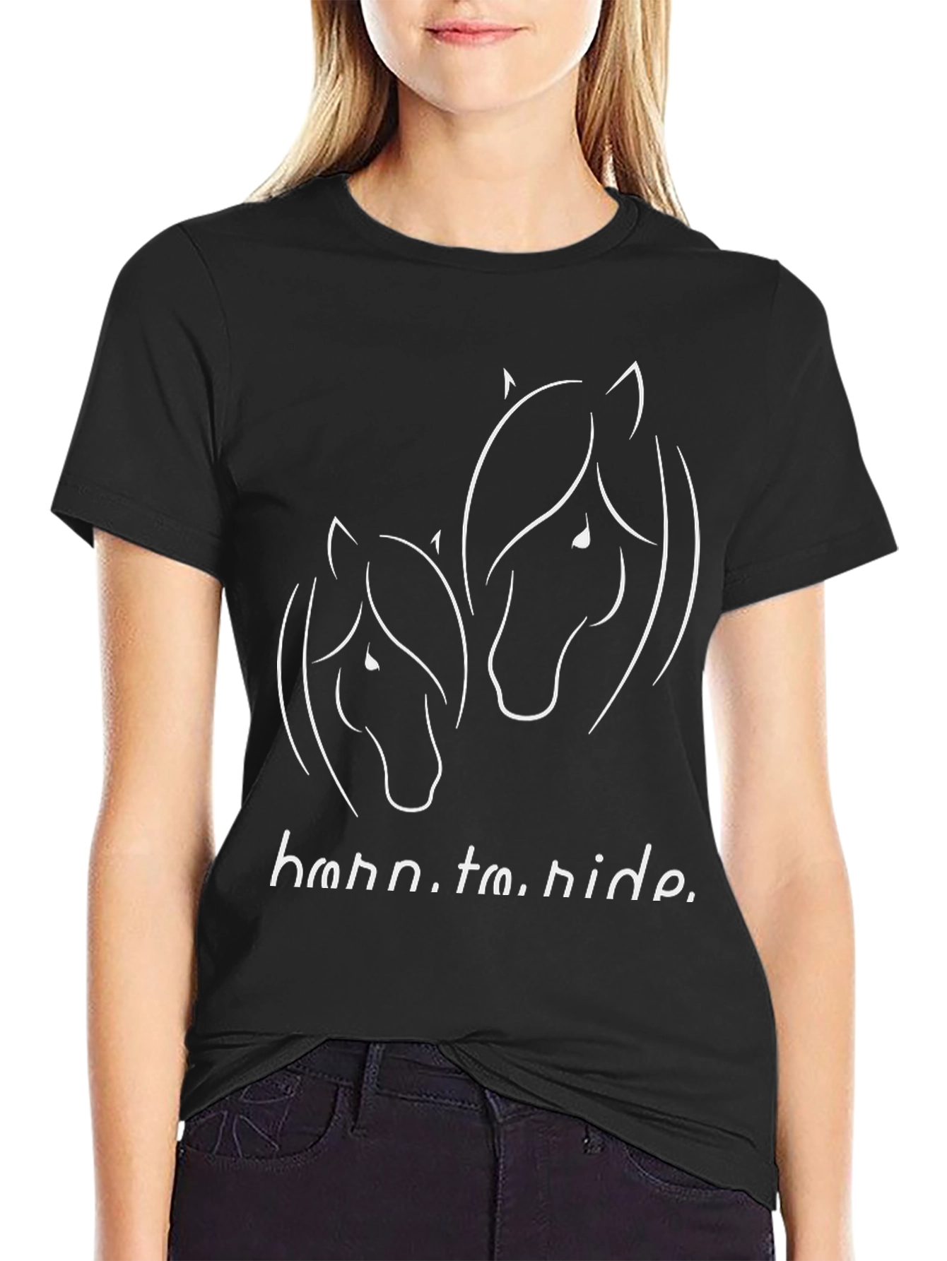 Born to Ride Horse Graphic Tee