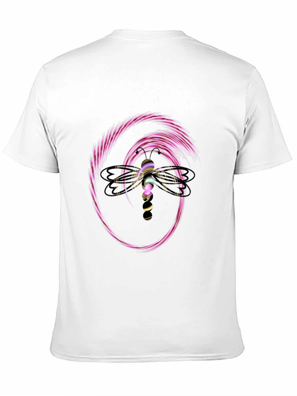 Dragonfly Graphic Black T-Shirt