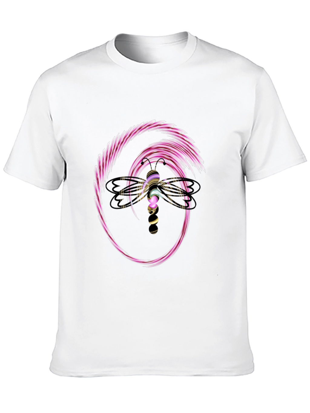 Dragonfly Graphic Black T-Shirt