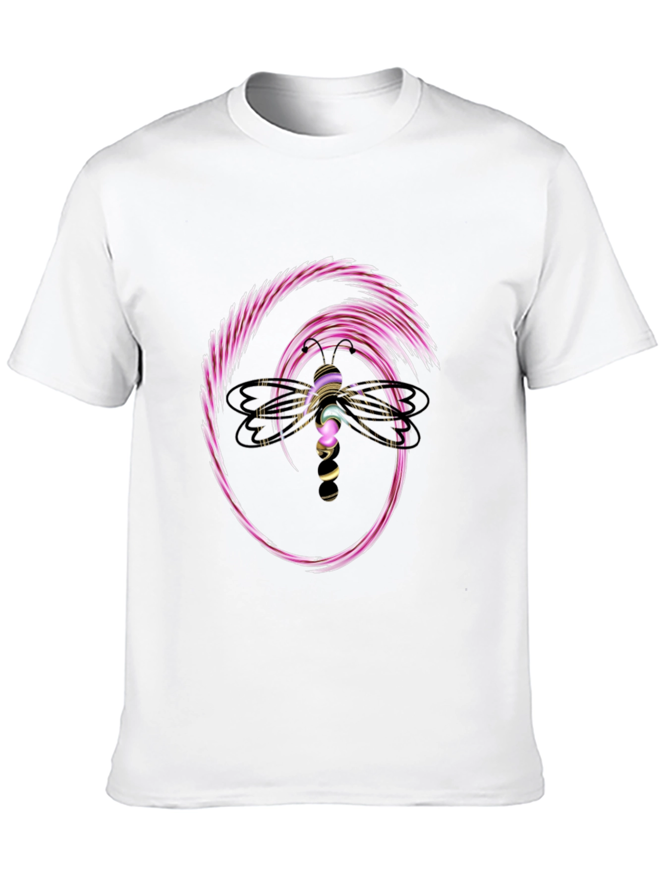 Dragonfly Graphic Black T-Shirt