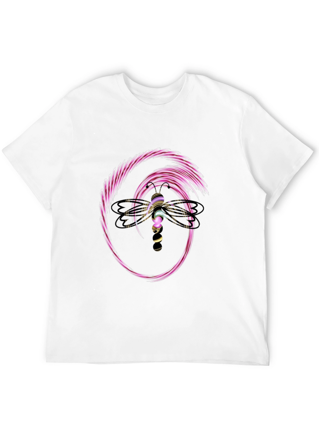 Dragonfly Graphic Black T-Shirt