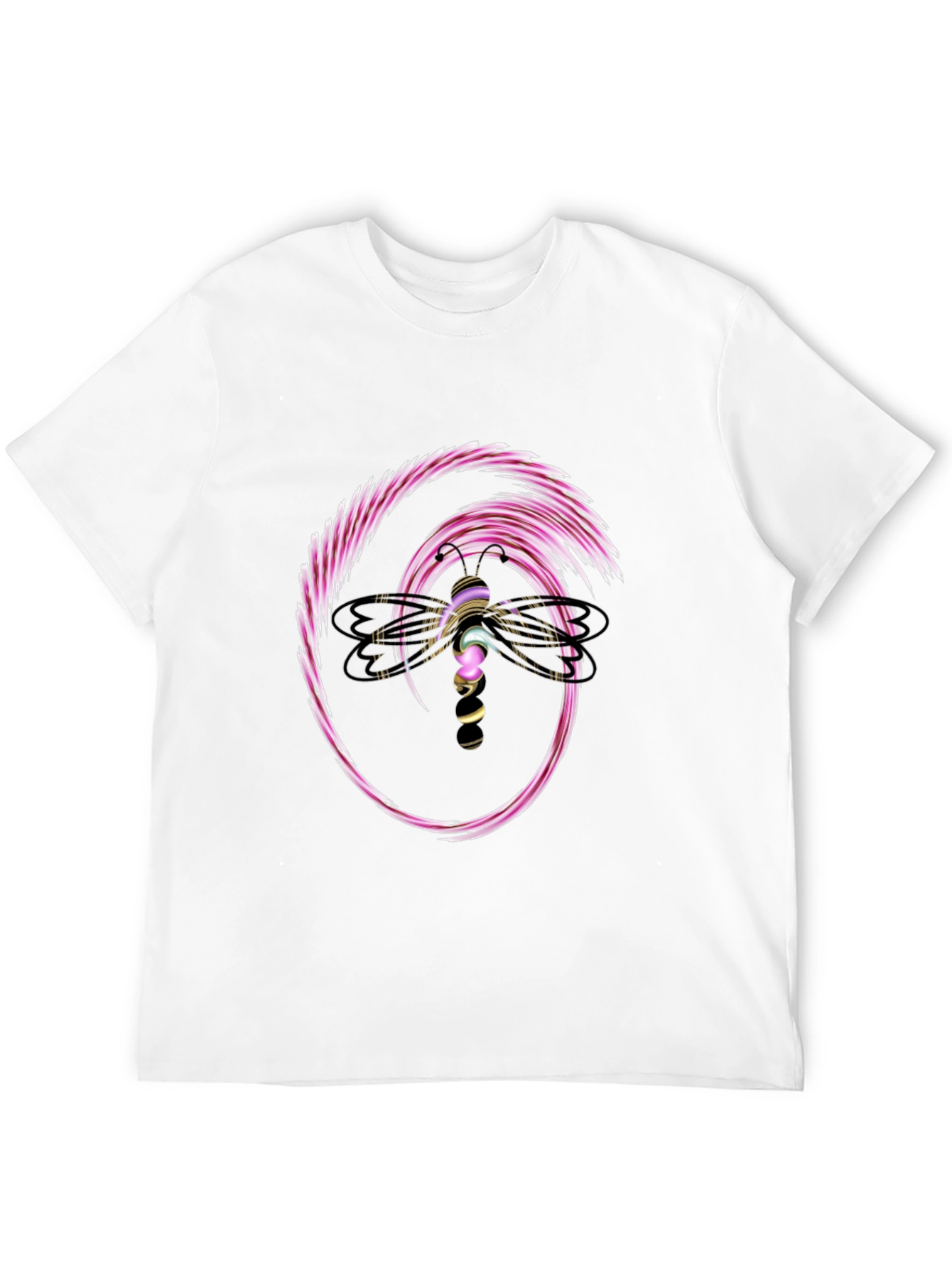 Dragonfly Graphic Black T-Shirt
