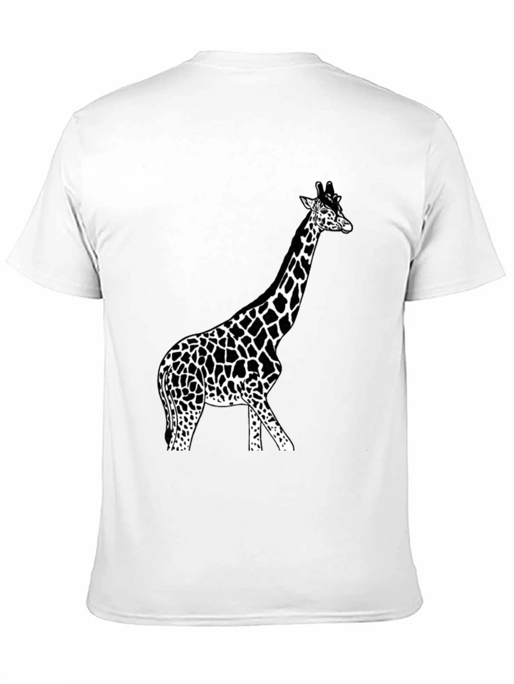 Giraffe Graphic Tee - Unisex Black T-Shirt