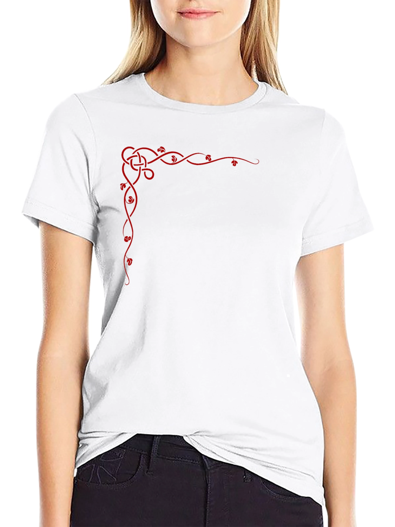 Celtic Knot Graphic Tee - Black