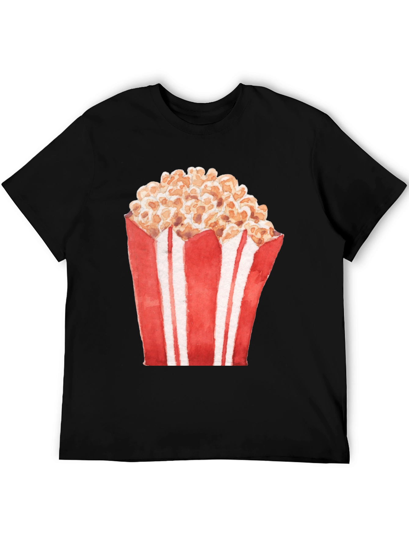 Popcorn Graphic Tee - Movie Night Shirt