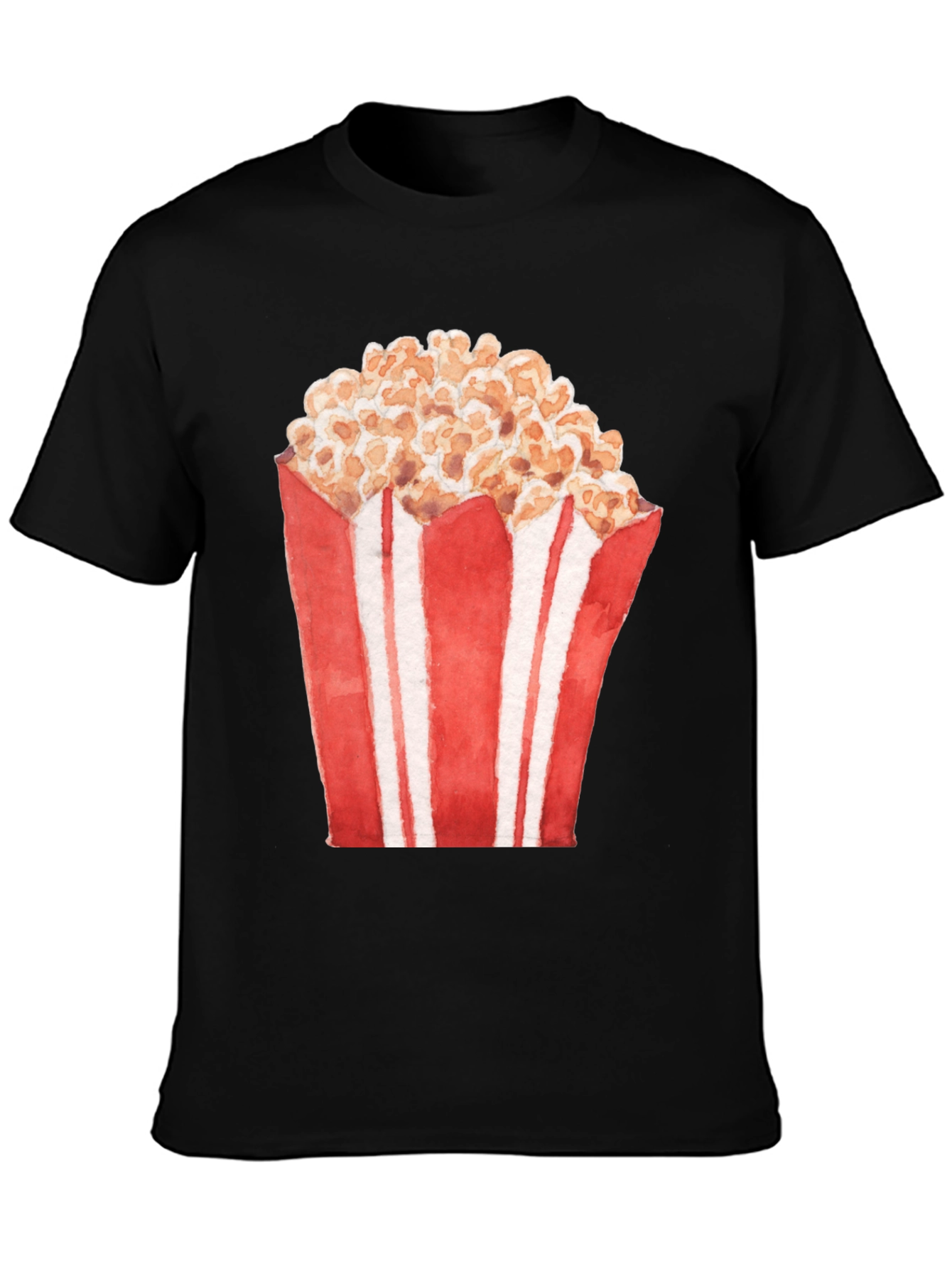 Popcorn Graphic Tee - Movie Night Shirt