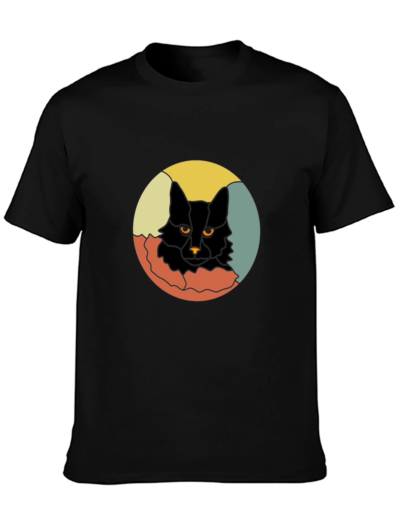 Retro Cat T-Shirt - Vintage Style Graphic Tee