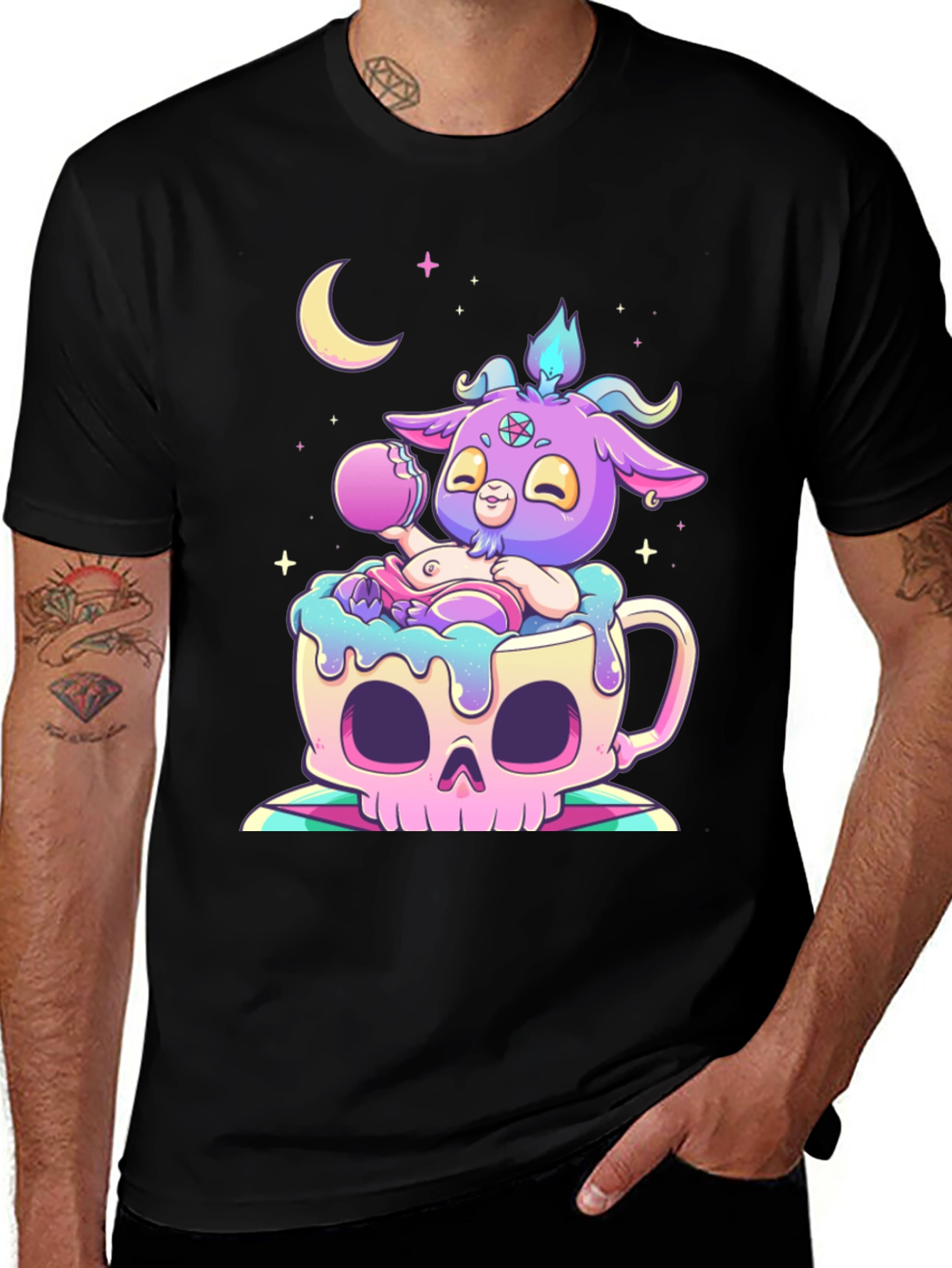 Kawaii Satan Skull Mug T-Shirt