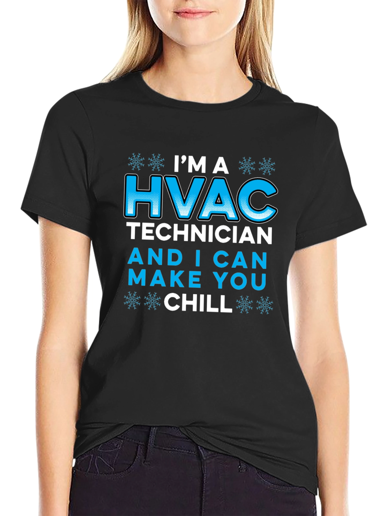 HVAC Technician Graphic T-Shirt - Funny Chill Quote