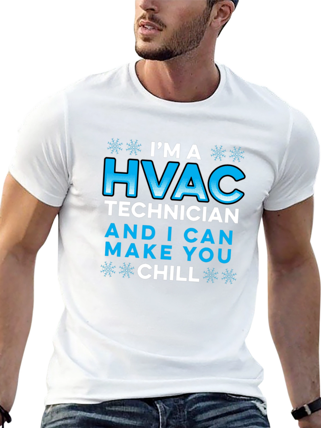 HVAC Technician Graphic T-Shirt - Funny Chill Quote