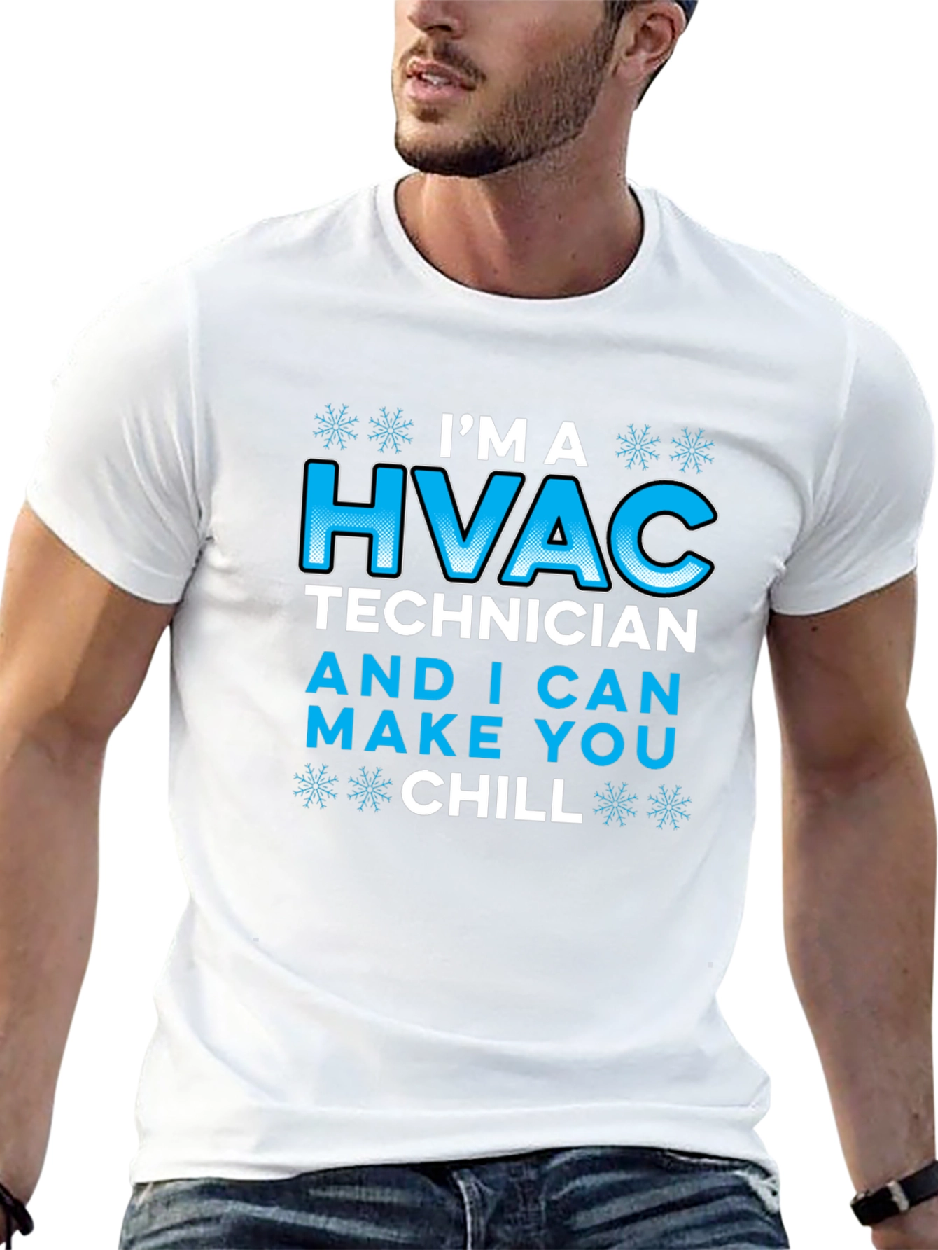 HVAC Technician Graphic T-Shirt - Funny Chill Quote