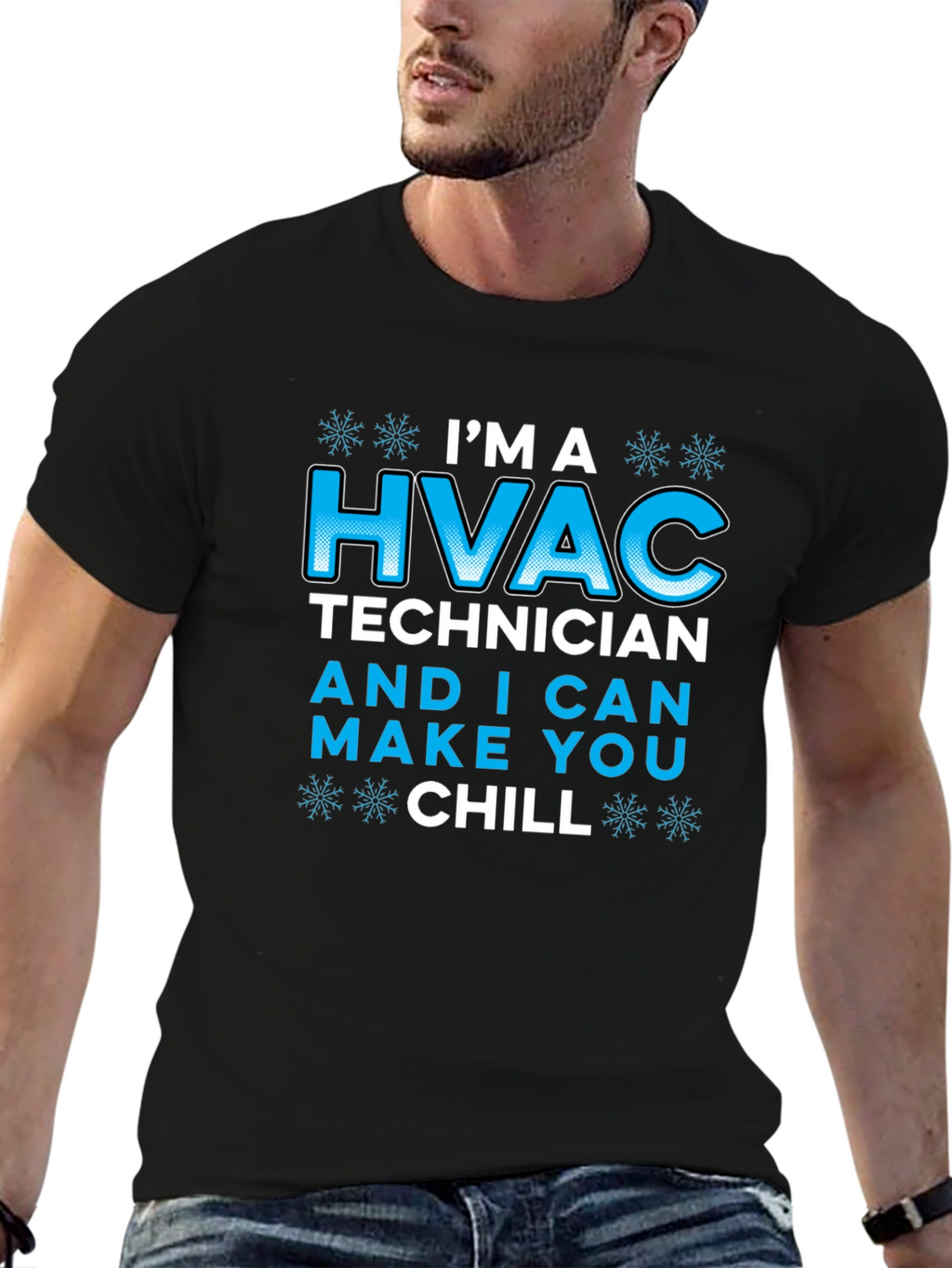 HVAC Technician Graphic T-Shirt - Funny Chill Quote
