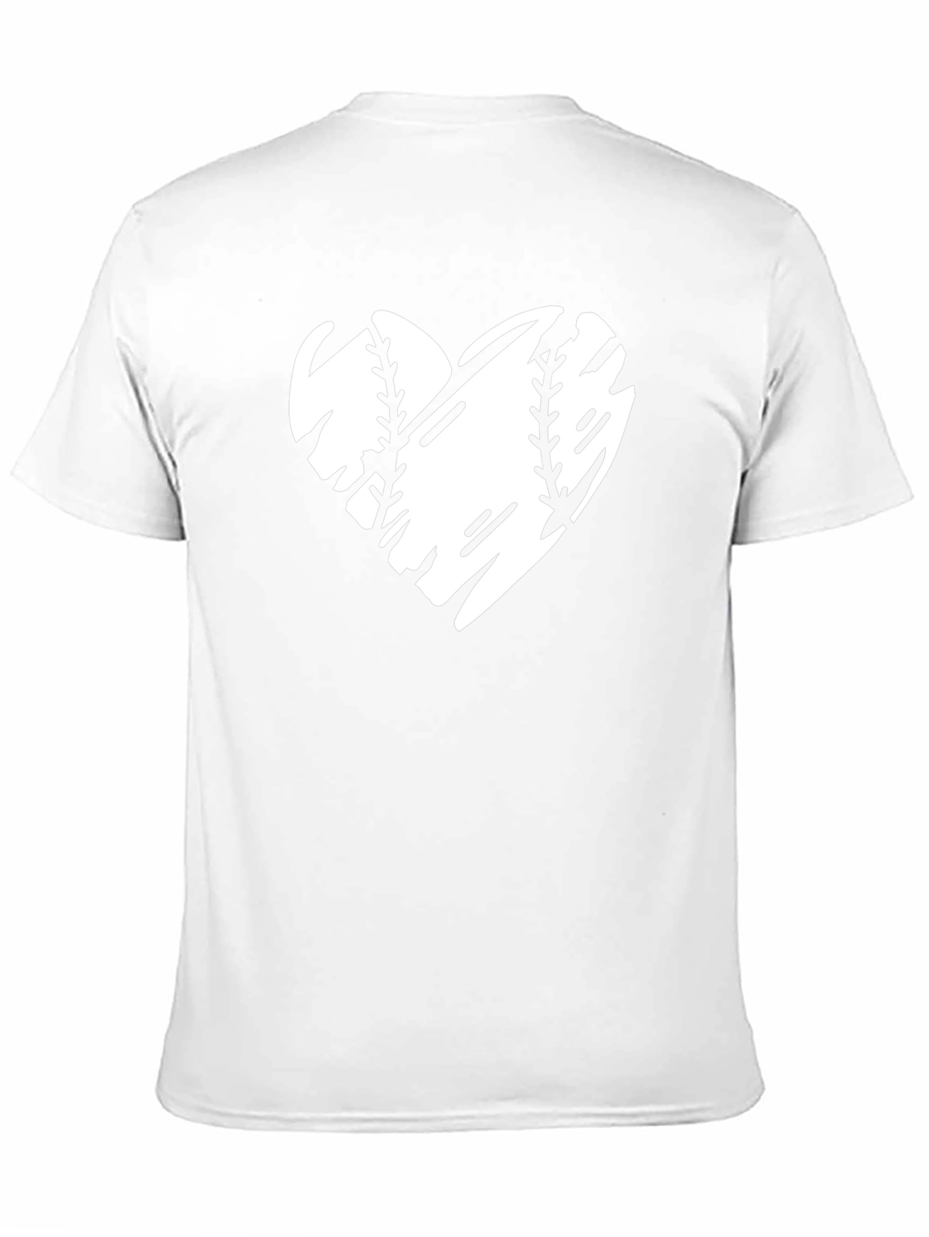 Baseball Heart T-Shirt - Sports Fan Tee