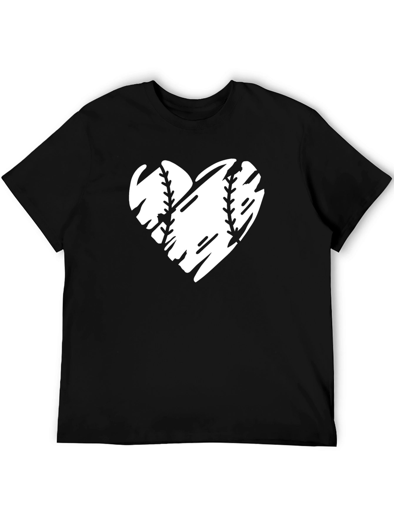 Baseball Heart T-Shirt - Sports Fan Tee