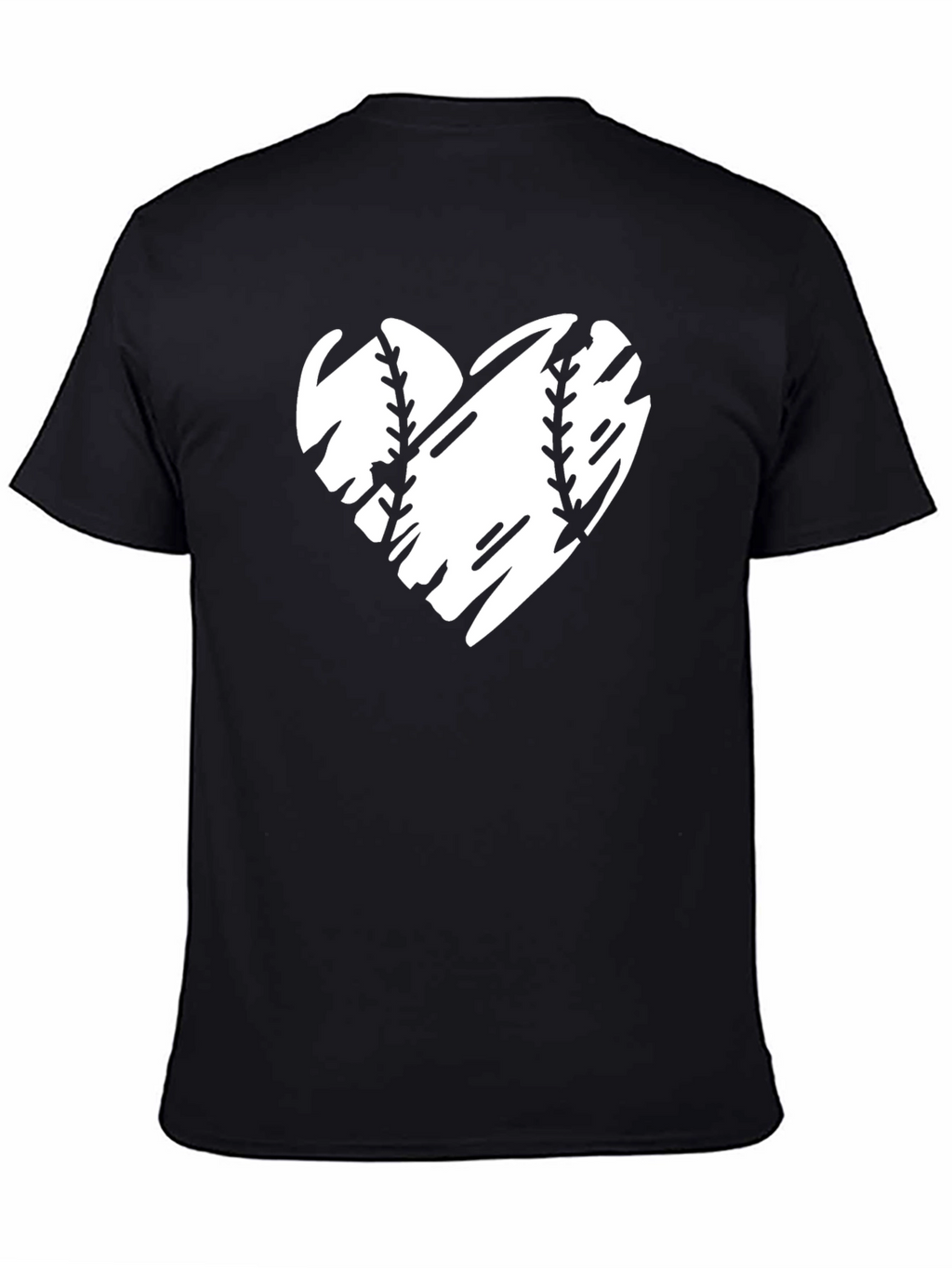 Baseball Heart T-Shirt - Sports Fan Tee