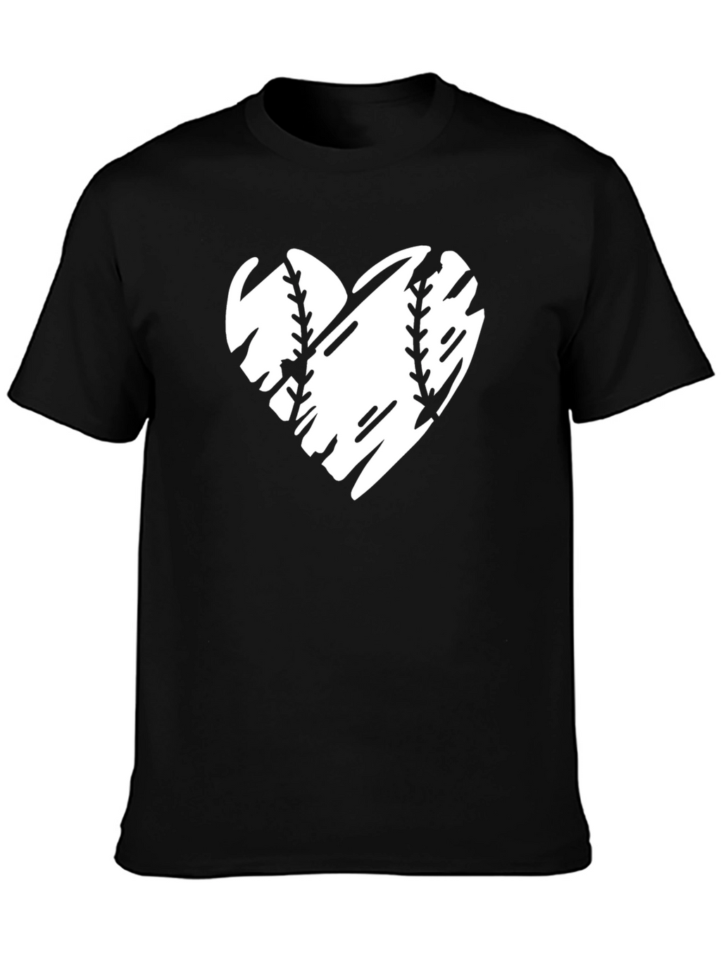 Baseball Heart T-Shirt - Sports Fan Tee