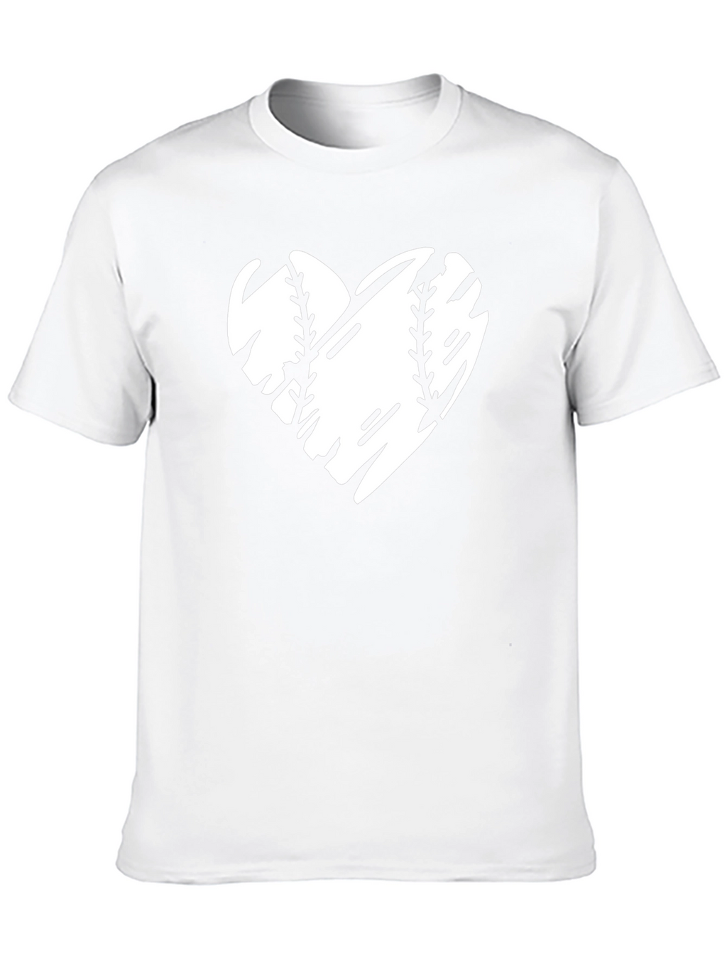 Baseball Heart T-Shirt - Sports Fan Tee
