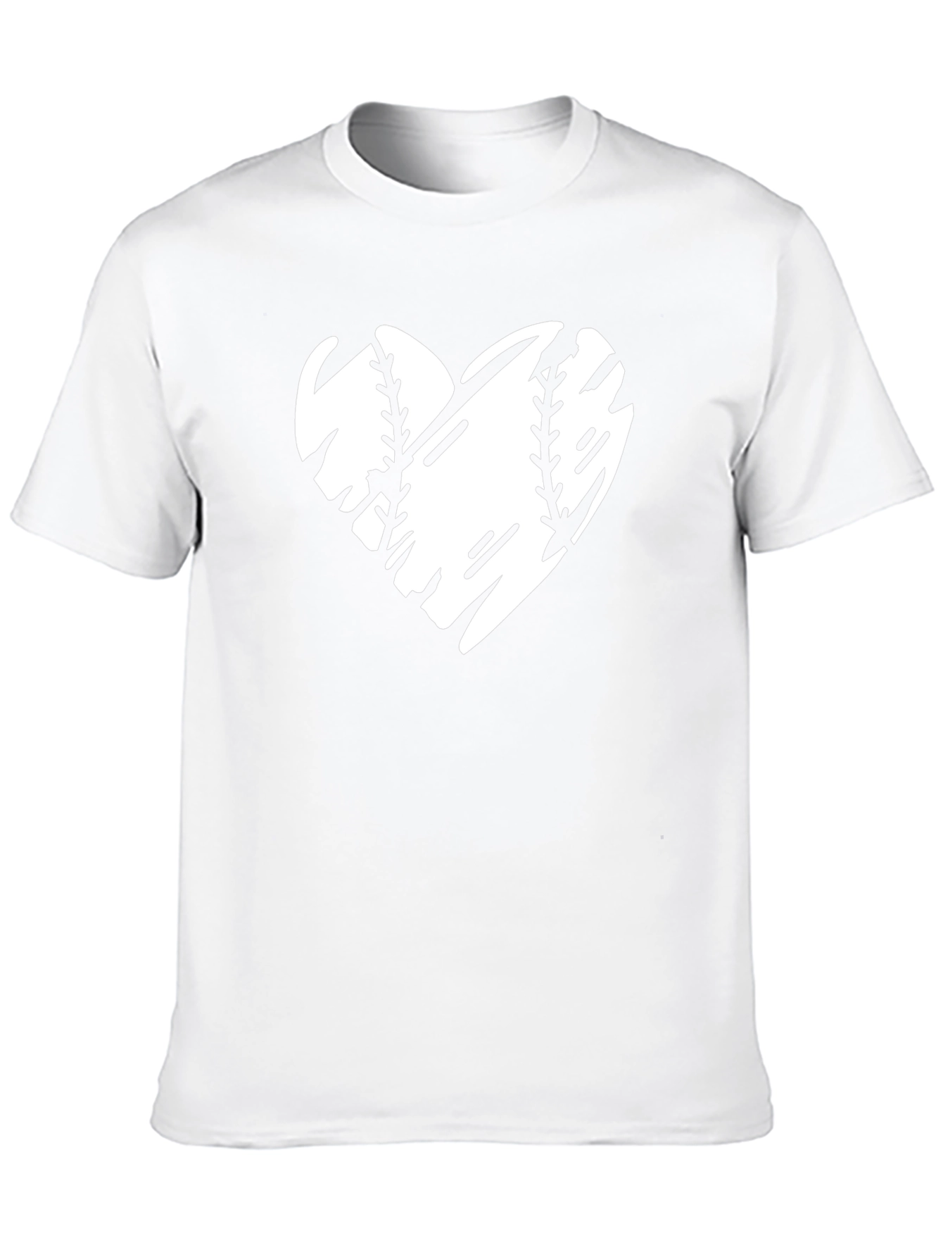 Baseball Heart T-Shirt - Sports Fan Tee