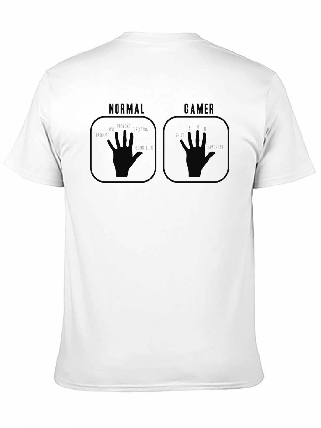 Normal vs Gamer T-Shirt - Funny Gaming Tee