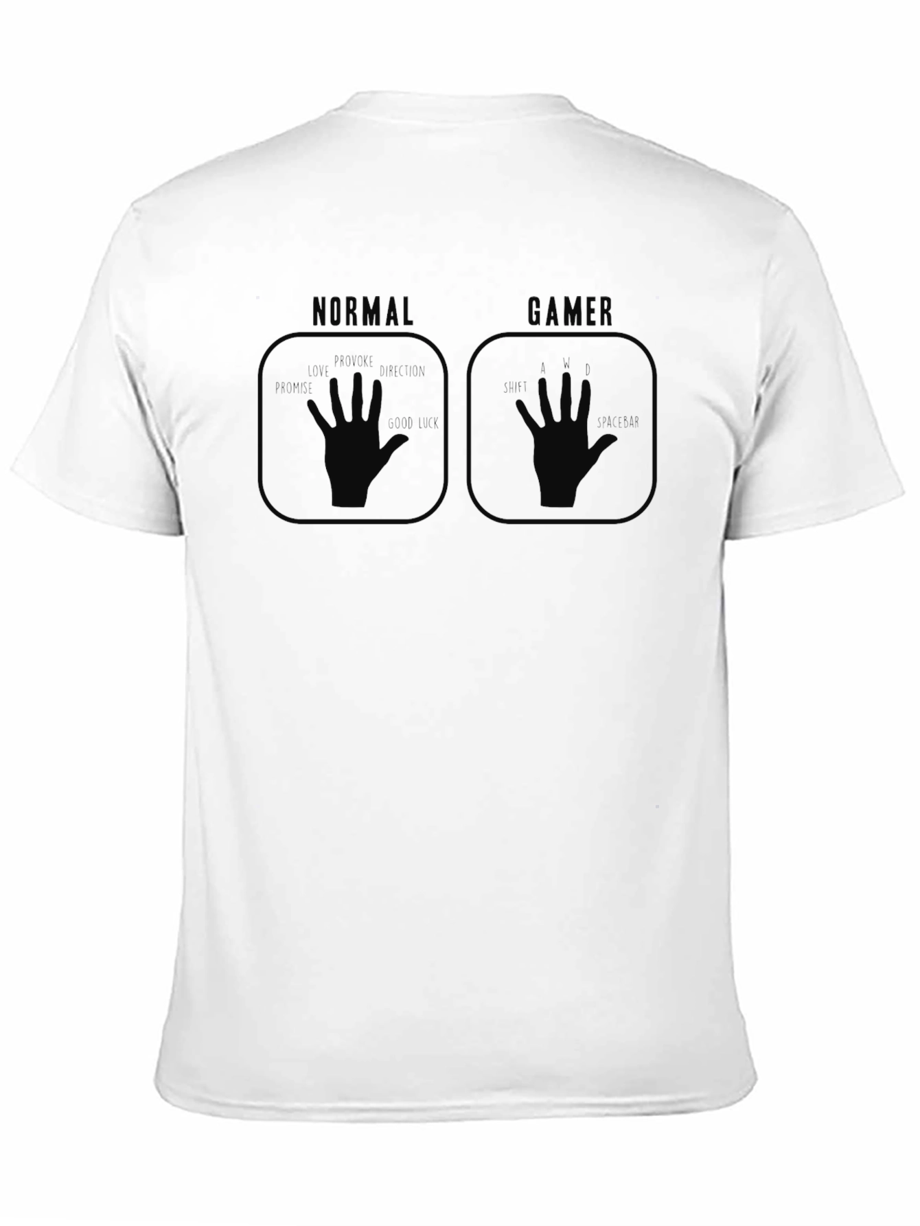 Normal vs Gamer T-Shirt - Funny Gaming Tee