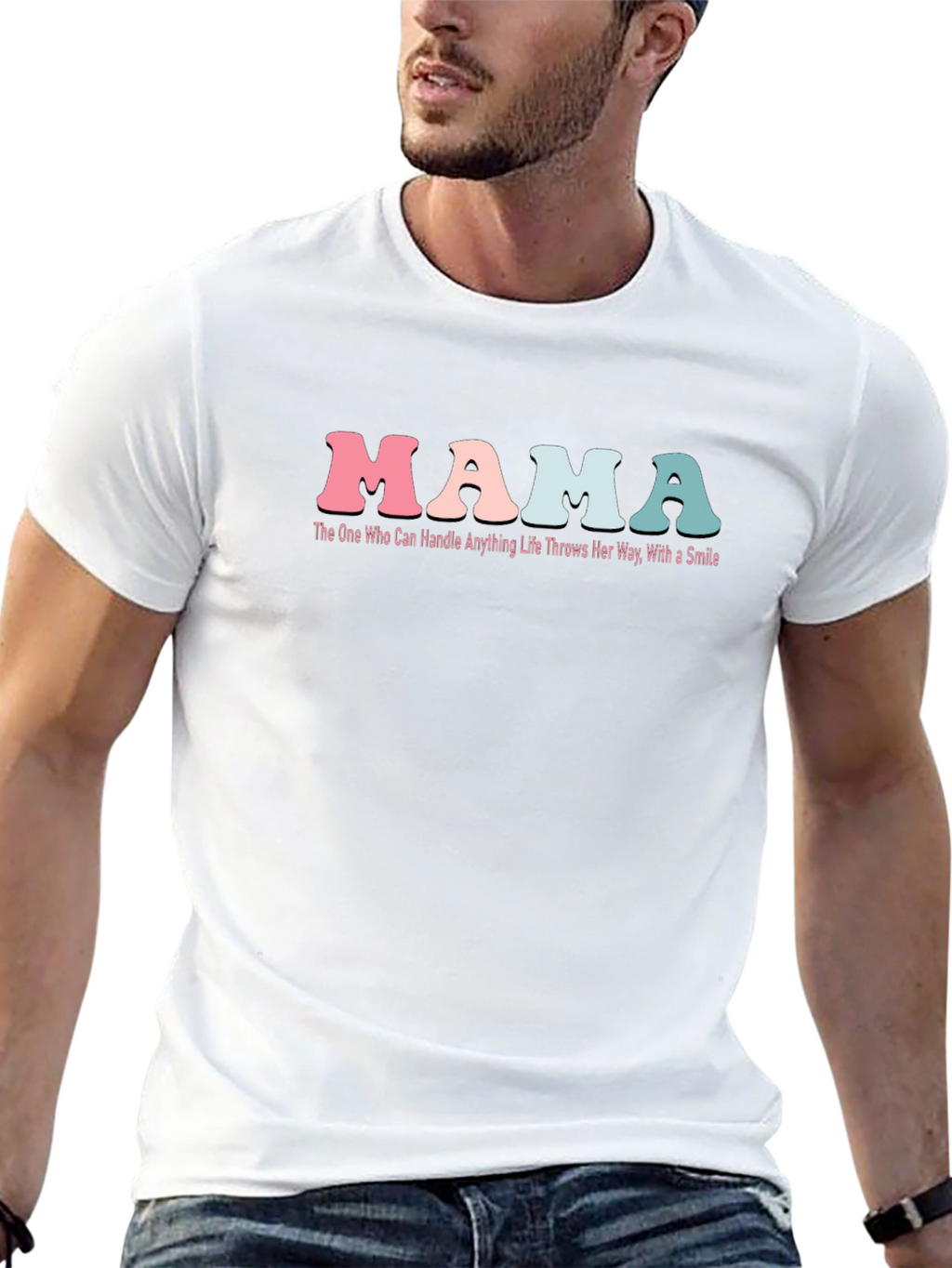 Retro Mama T-Shirt - Handle Anything With a Smile!