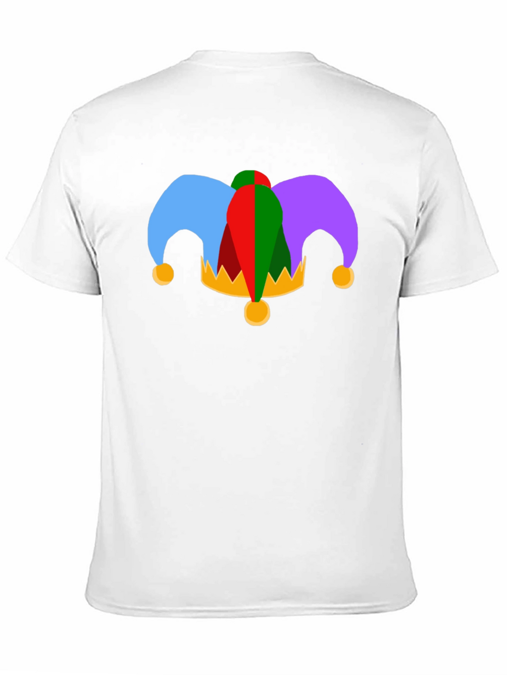 Jester Hat Graphic Tee - Black Cotton T-Shirt