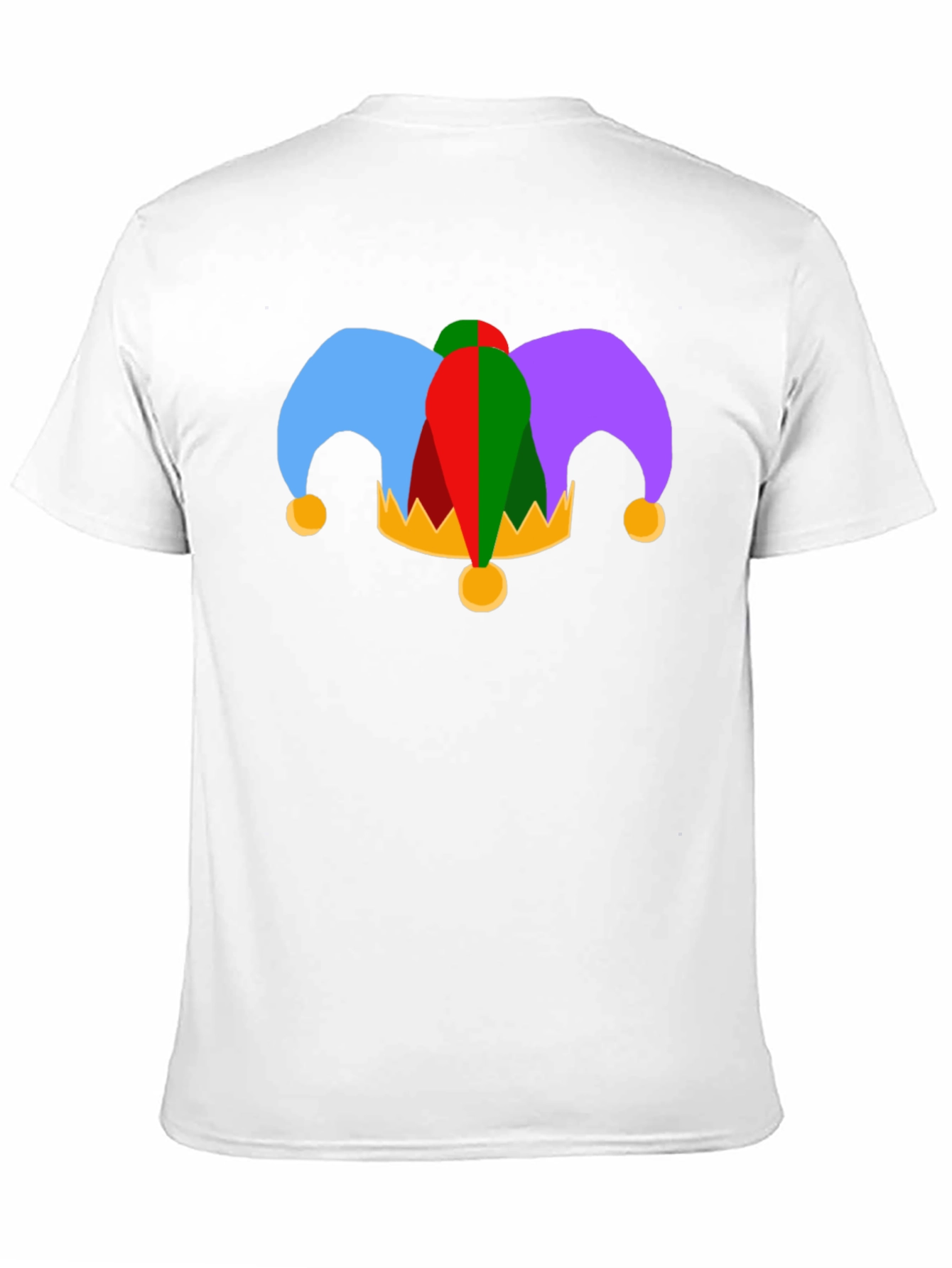 Jester Hat Graphic Tee - Black Cotton T-Shirt