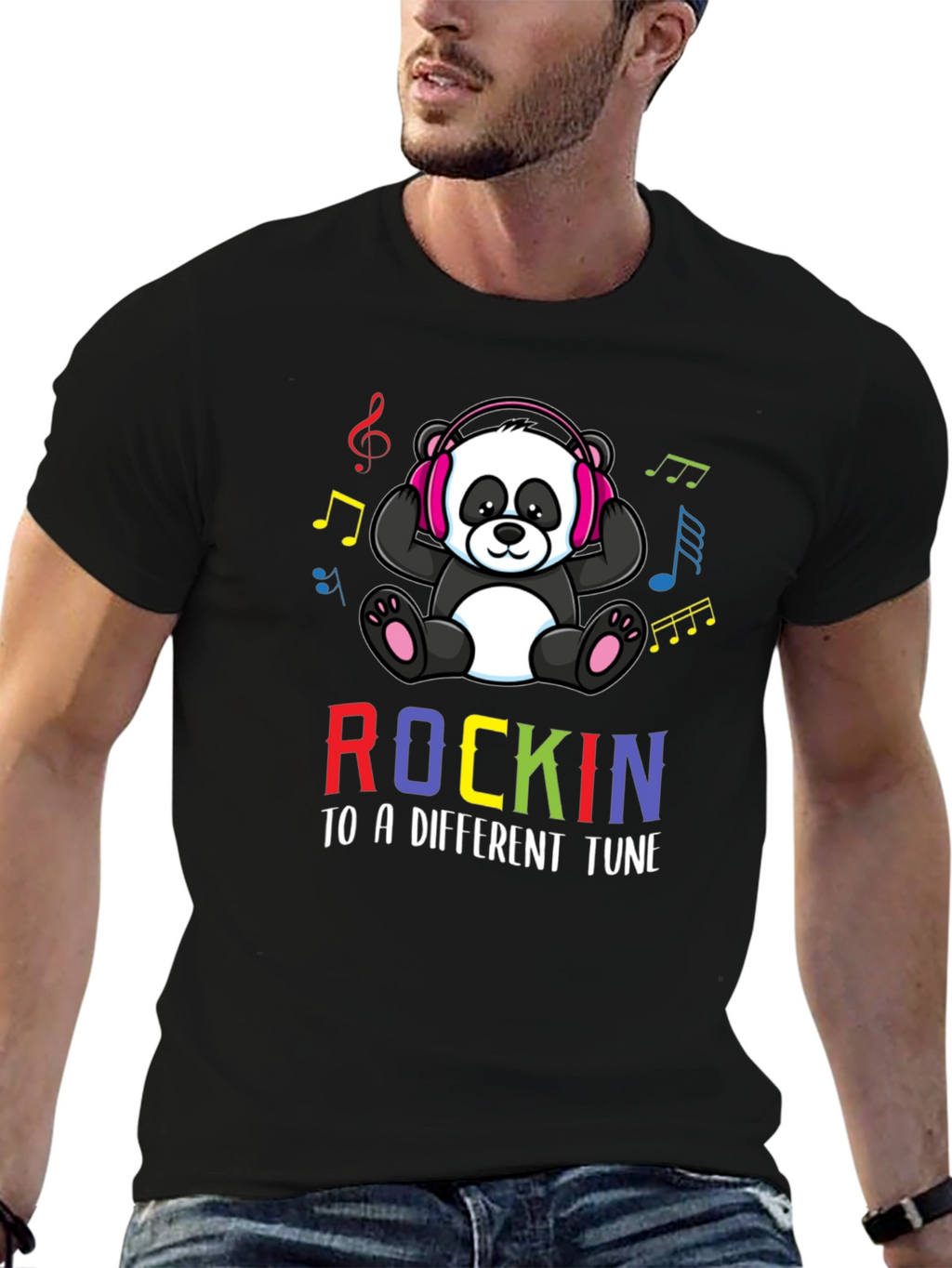 Rockin Panda Music T-Shirt