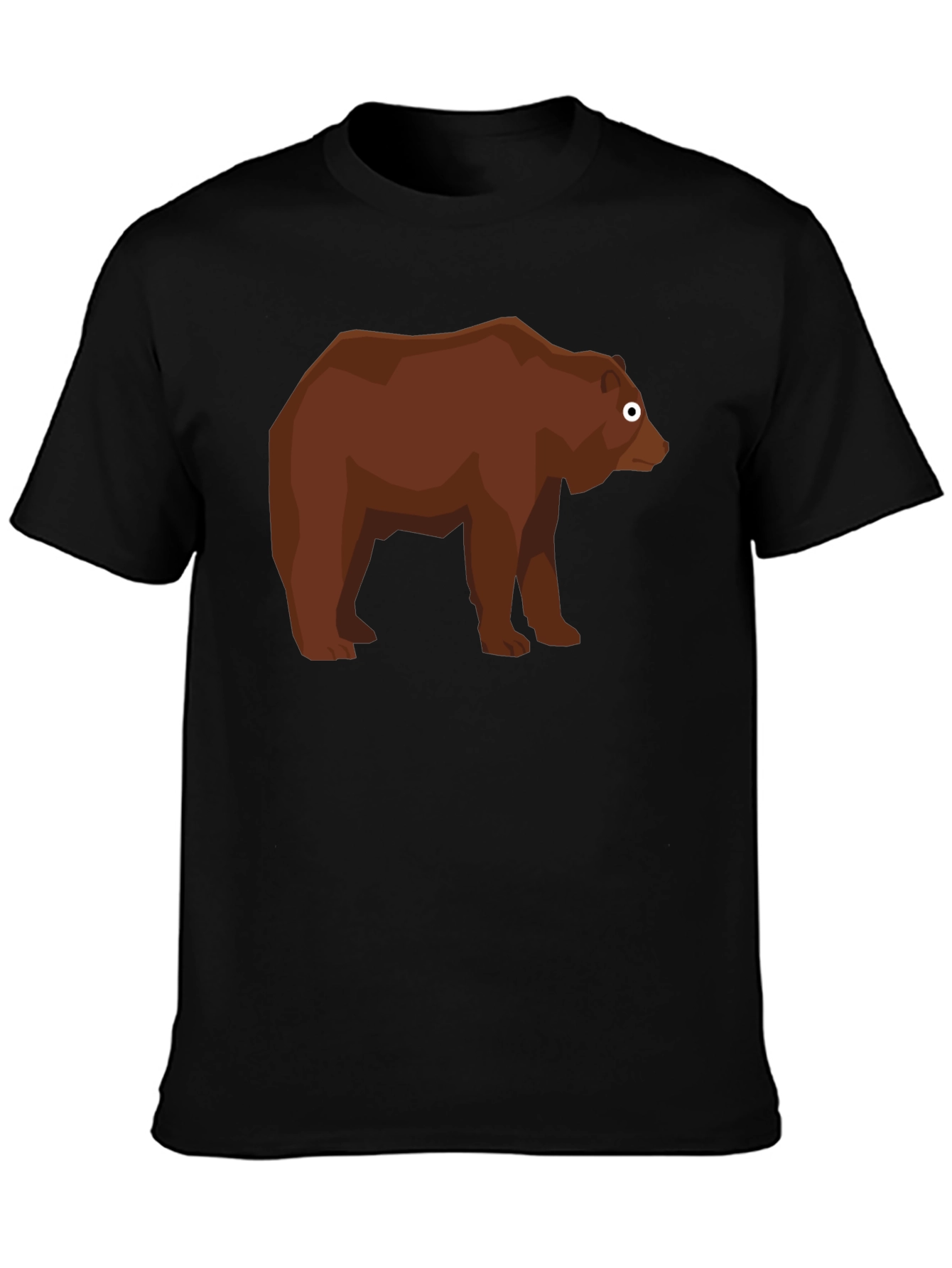 Bear Graphic Tee - Mens Black T-Shirt