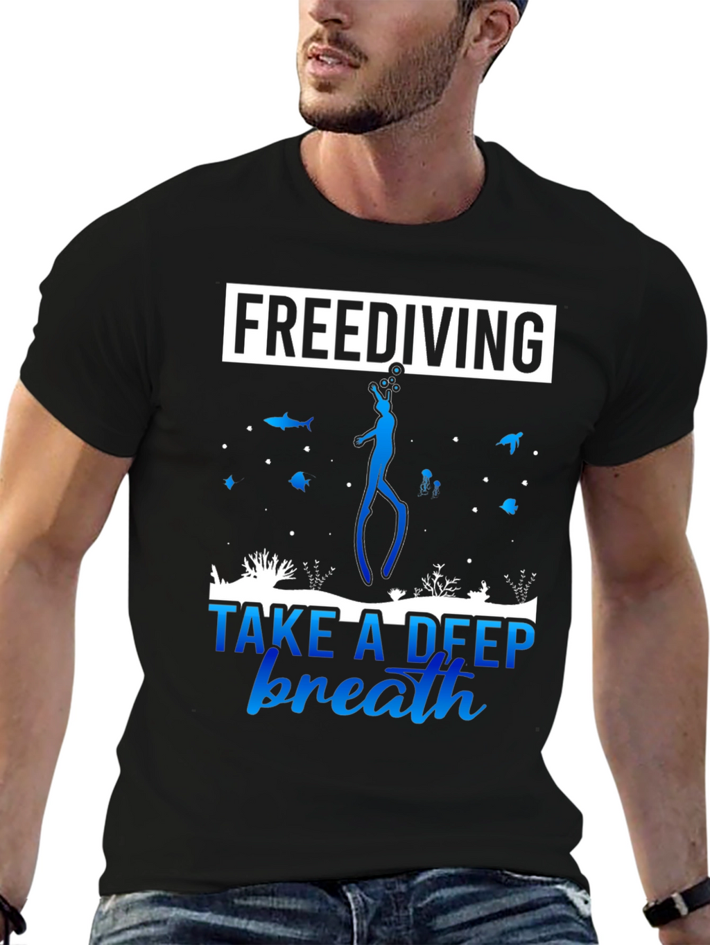 Freediving Take A Deep Breath T-Shirt