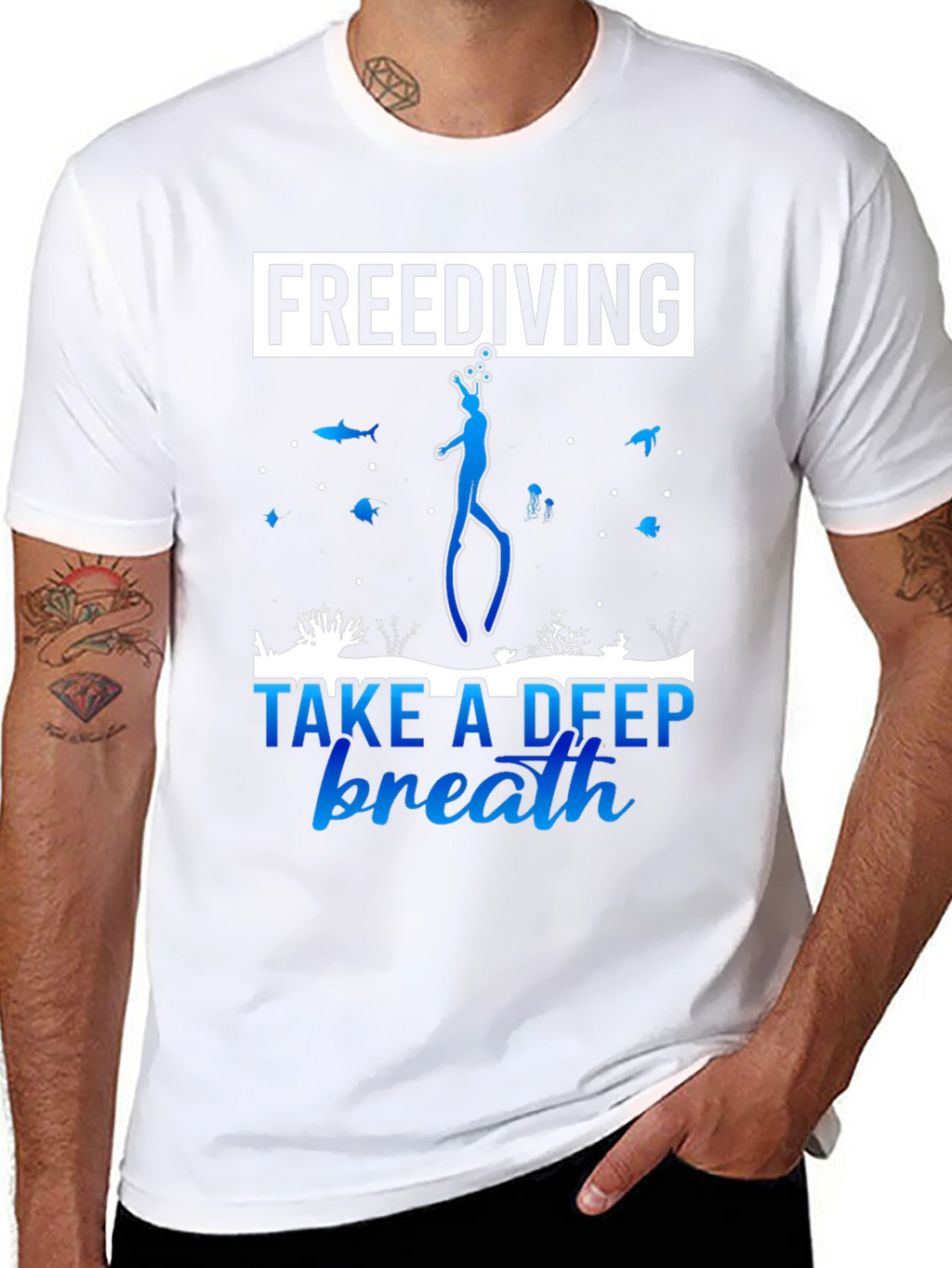 Freediving Take A Deep Breath T-Shirt