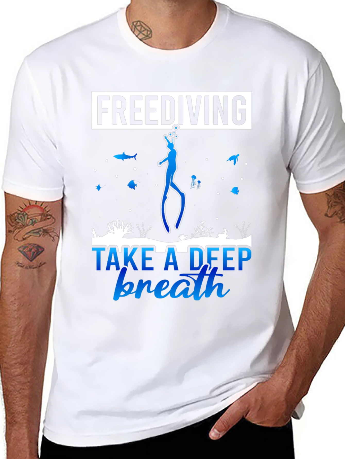 Freediving Take A Deep Breath T-Shirt