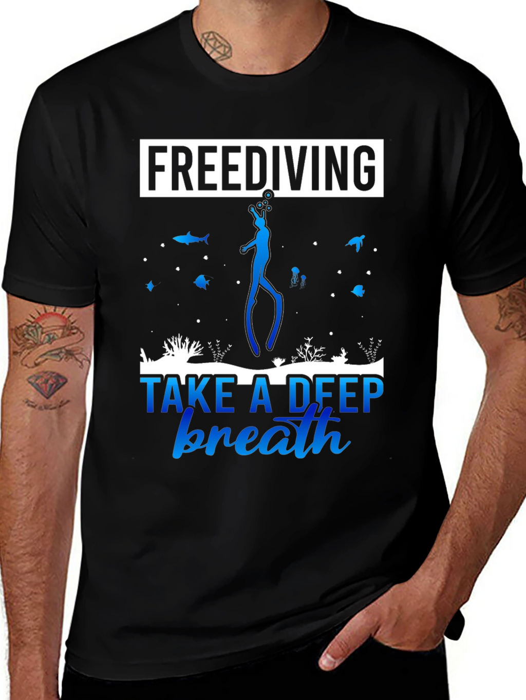 Freediving Take A Deep Breath T-Shirt
