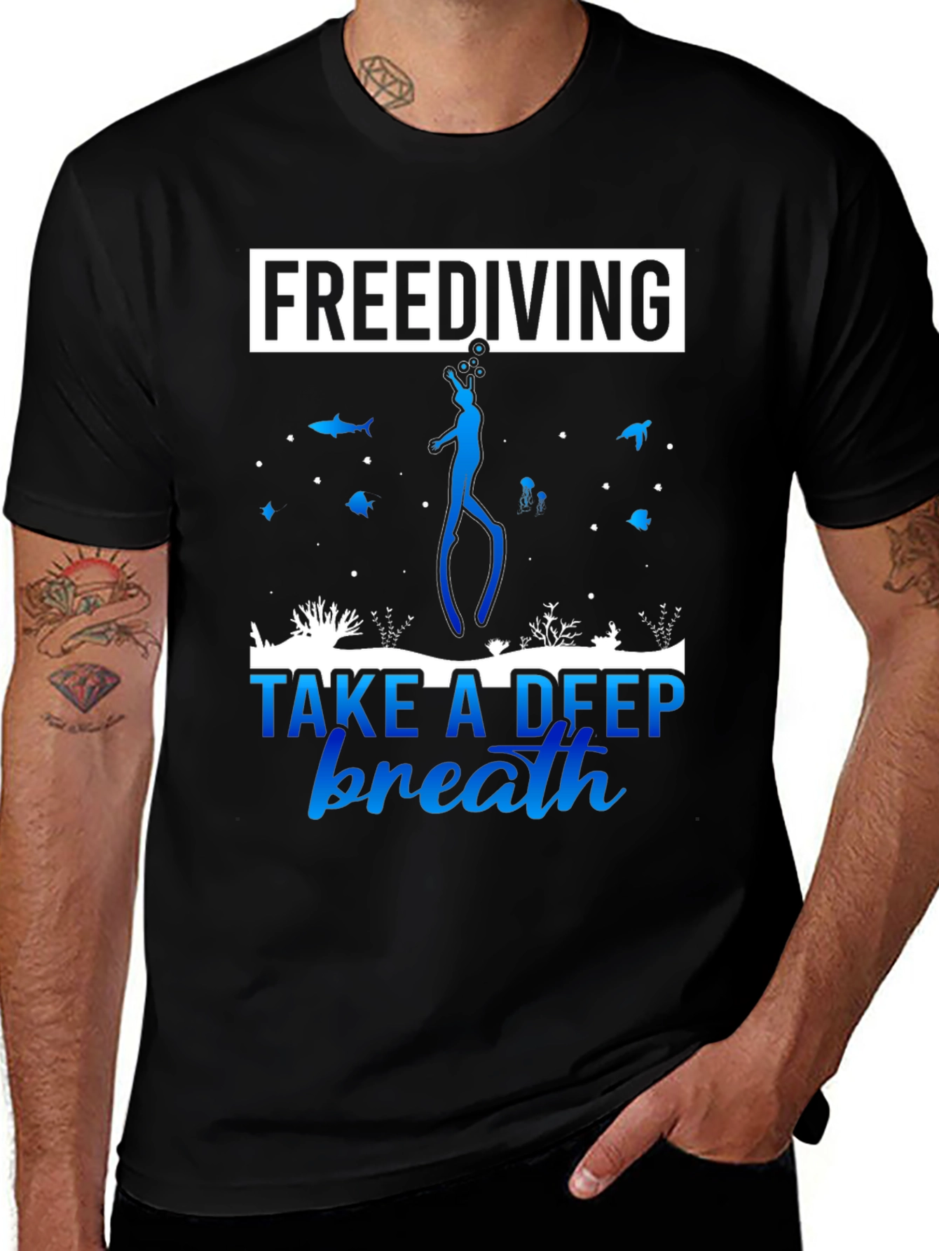 Freediving Take A Deep Breath T-Shirt
