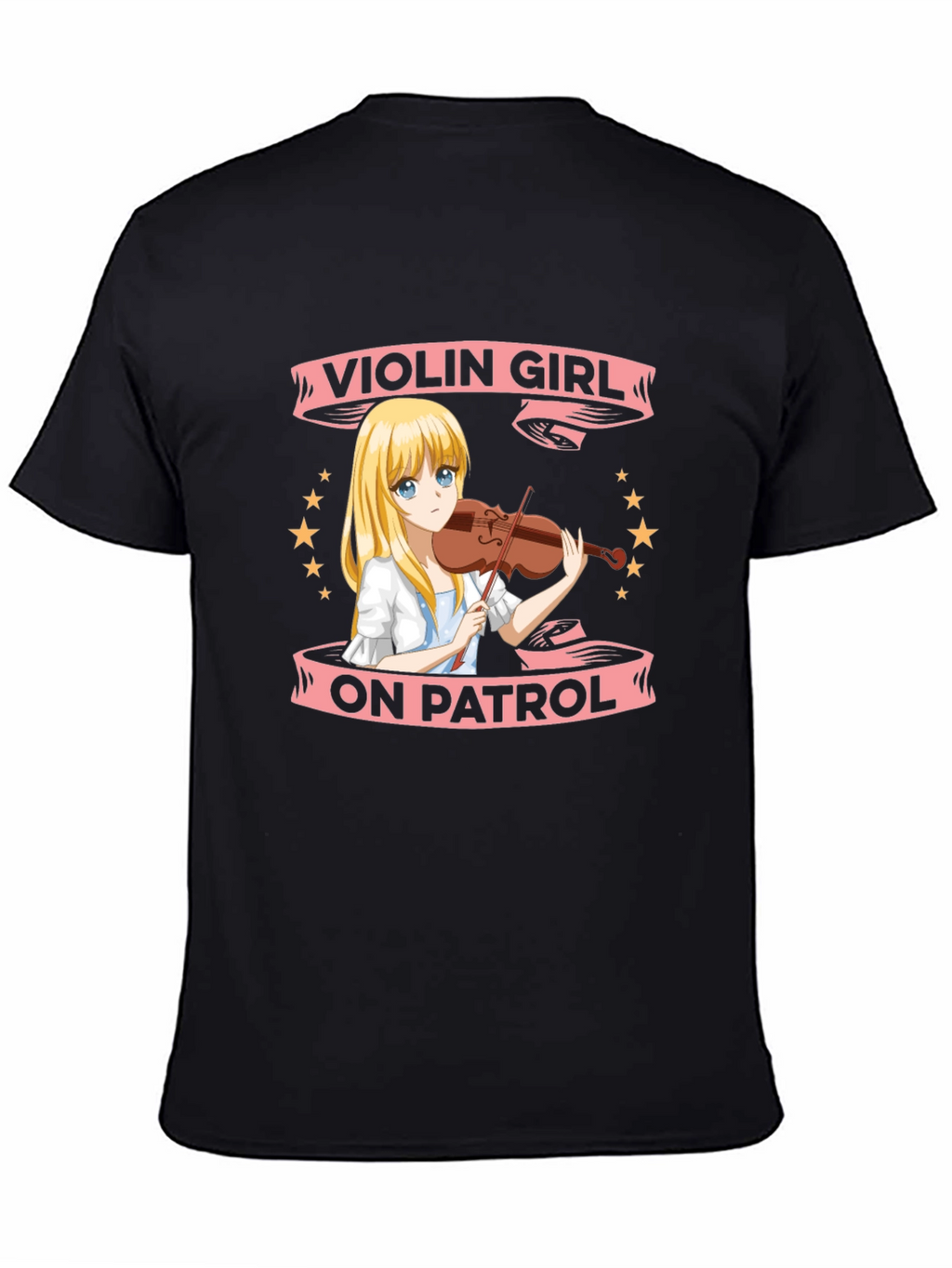 Violin Girl On Patrol T-Shirt - Anime Music Tee