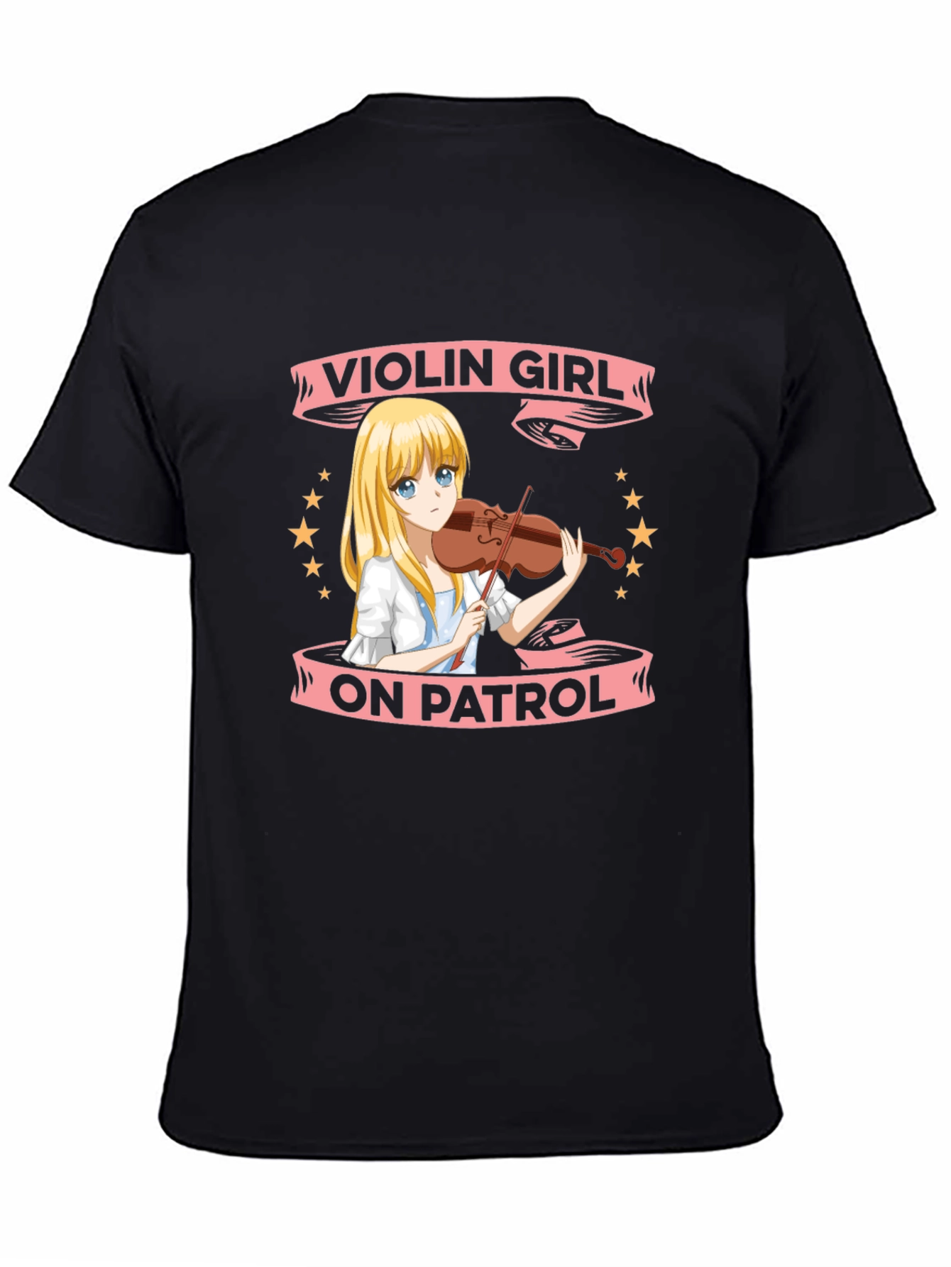 Violin Girl On Patrol T-Shirt - Anime Music Tee