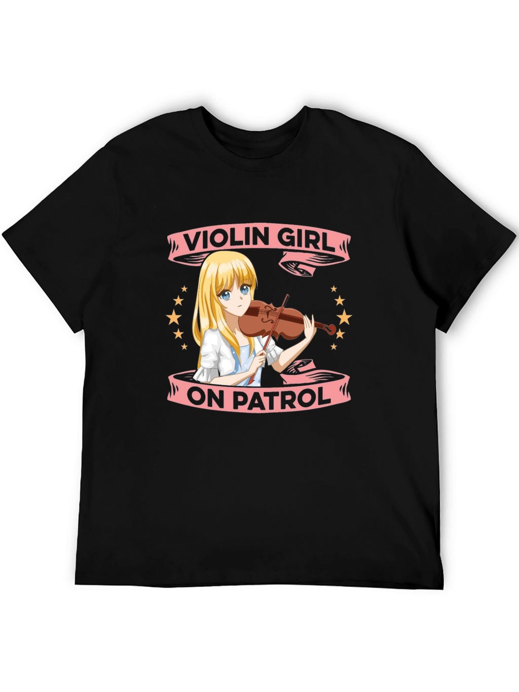 Violin Girl On Patrol T-Shirt - Anime Music Tee