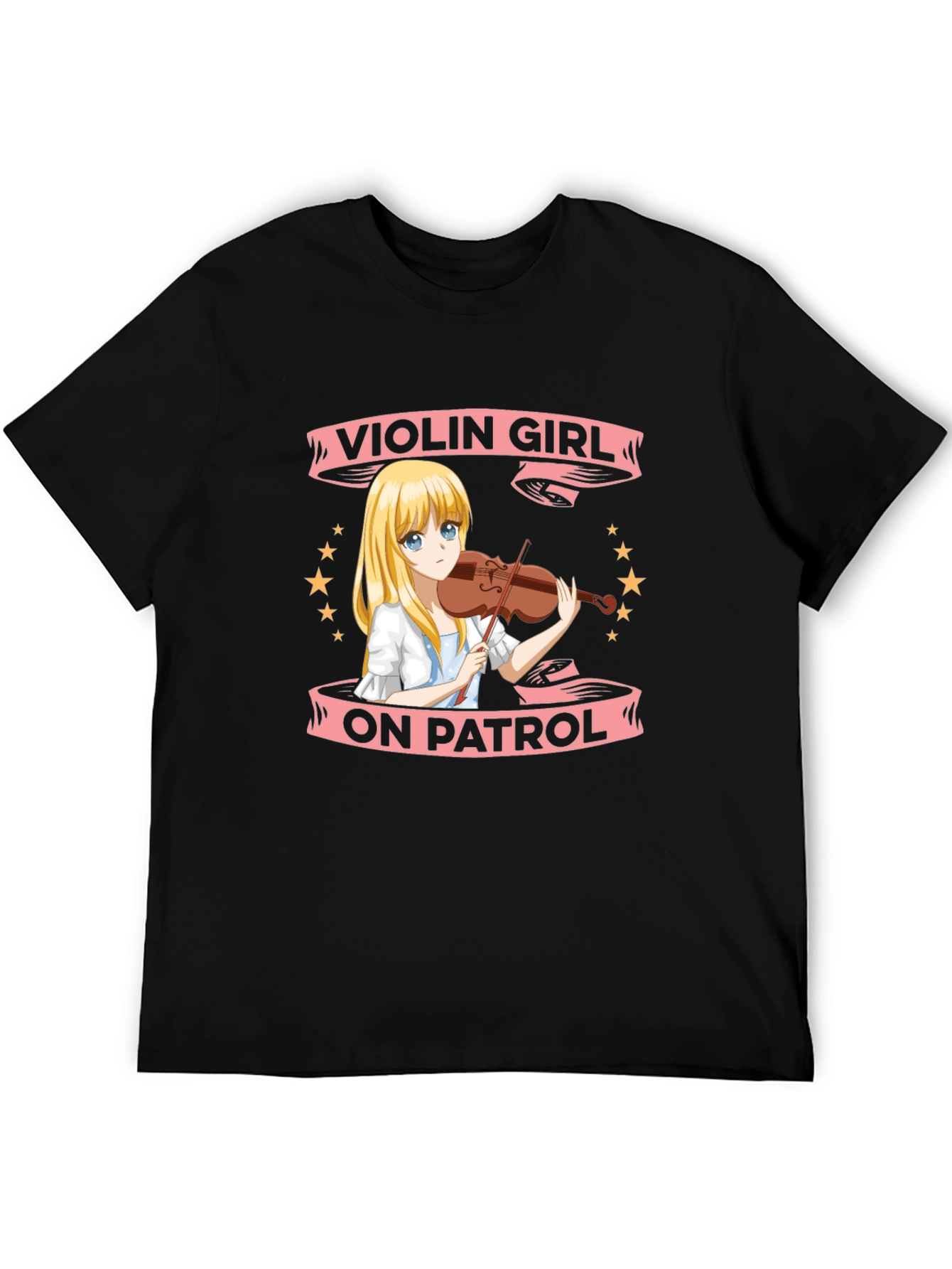 Violin Girl On Patrol T-Shirt - Anime Music Tee