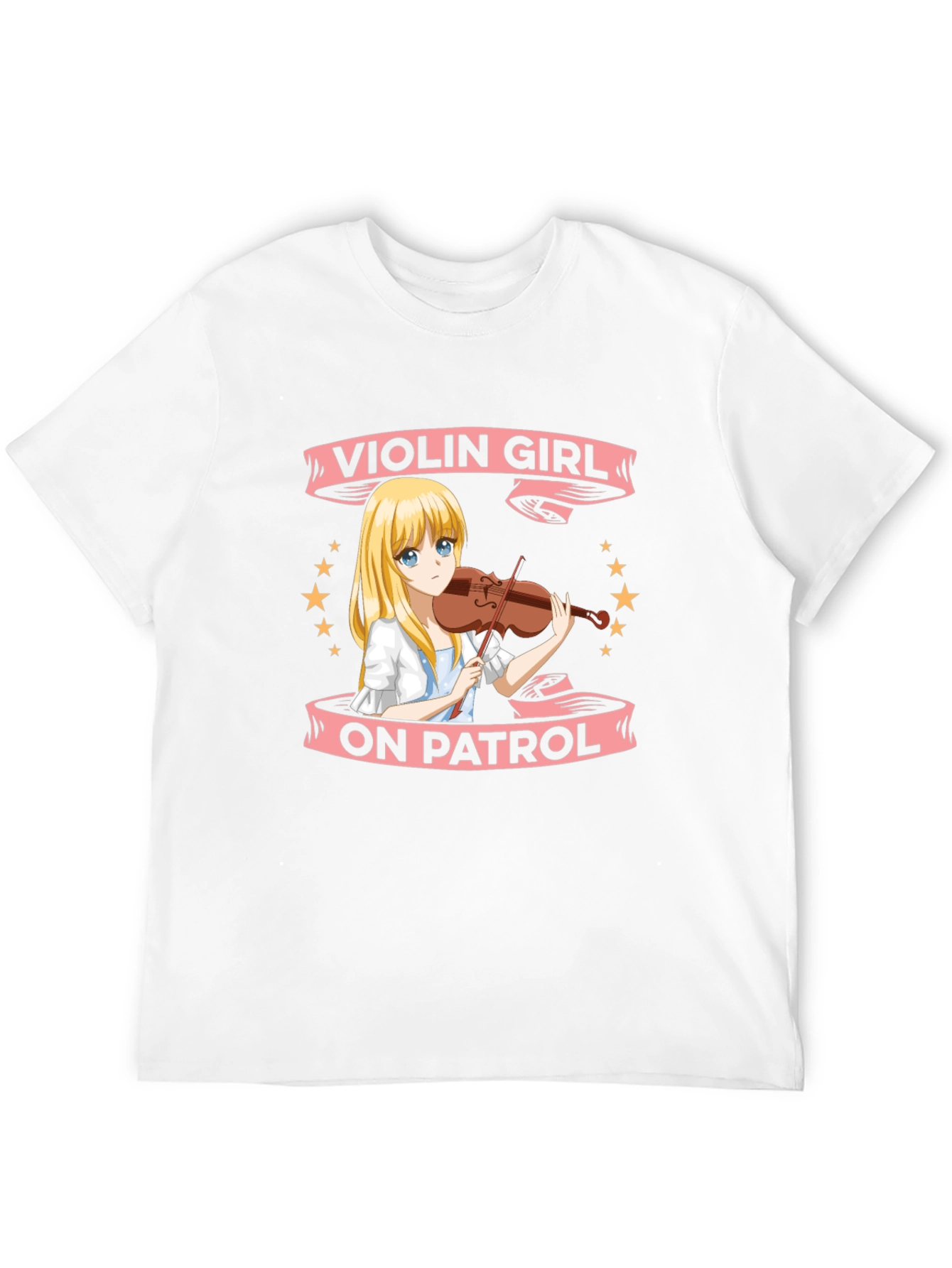 Violin Girl On Patrol T-Shirt - Anime Music Tee