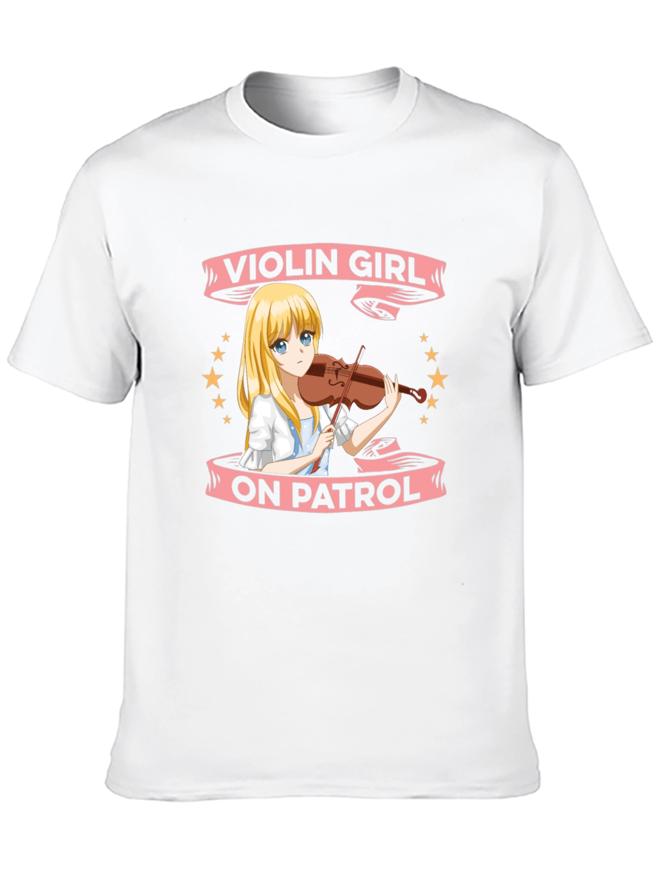 Violin Girl On Patrol T-Shirt - Anime Music Tee