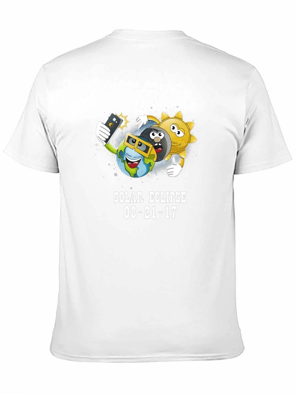 Solar Eclipse 08-21-17 Cartoon T-Shirt