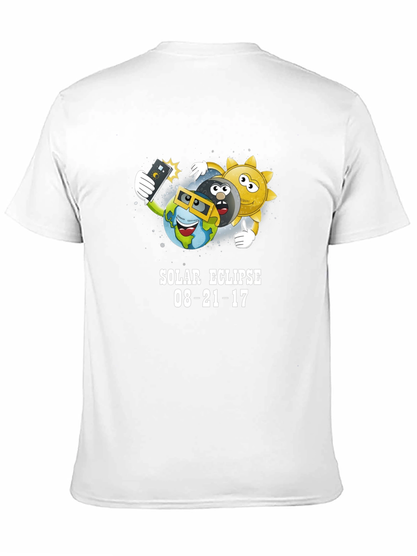 Solar Eclipse 08-21-17 Cartoon T-Shirt