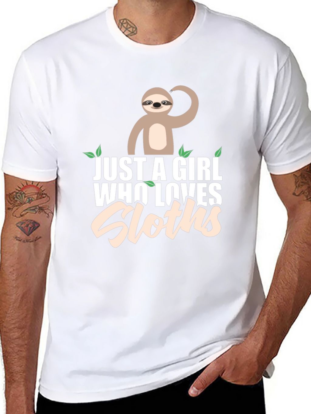 Just A Girl Who Loves Sloths T-Shirt