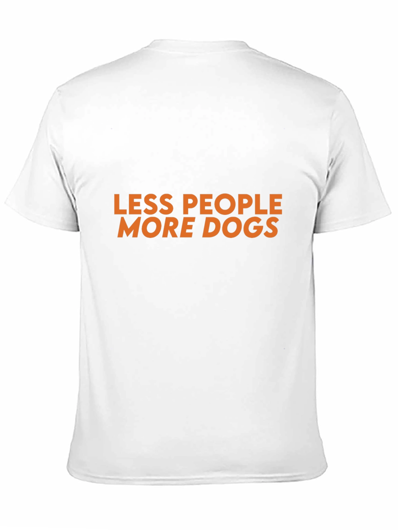 Less People More Dogs Graphic T-Shirt