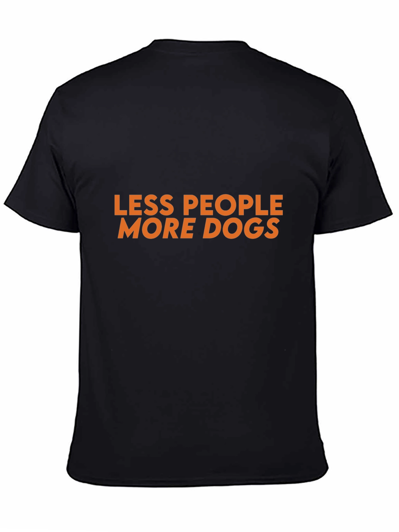 Less People More Dogs Graphic T-Shirt