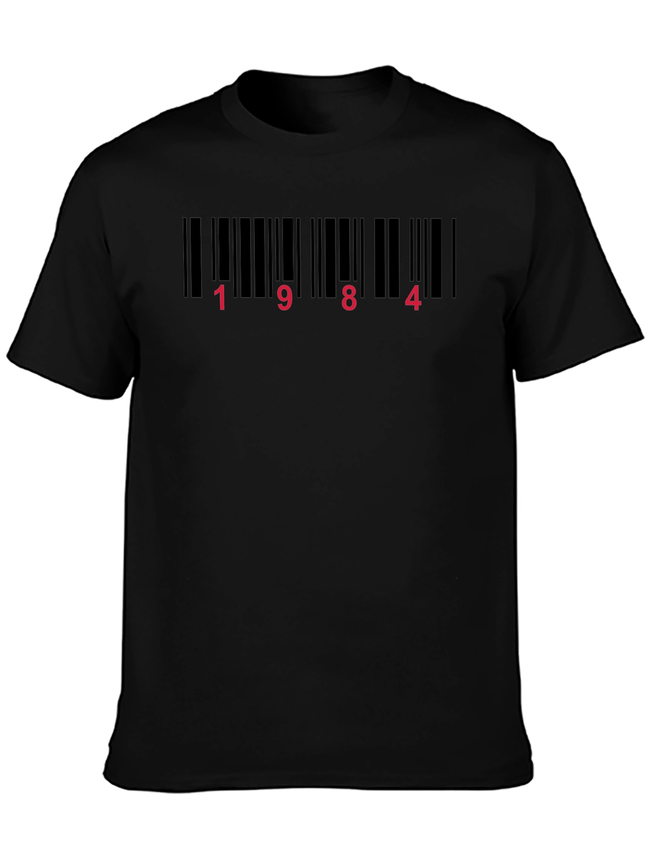 1984 Barcode T-Shirt - Orwellian Novel Tee