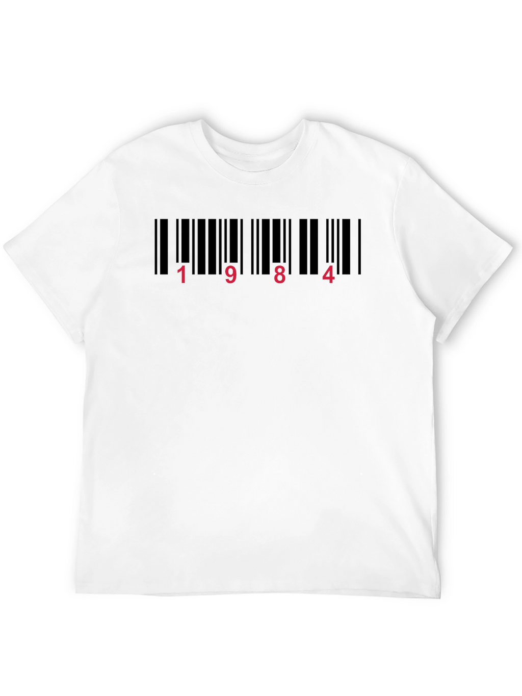 1984 Barcode T-Shirt - Orwellian Novel Tee